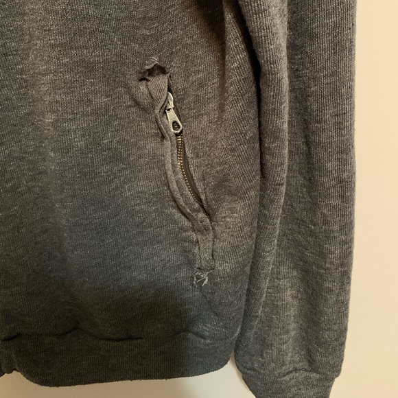 Joe’s Jeans Terry-Lined Zip-Up Hoodie, size S - Picture 8 of 9